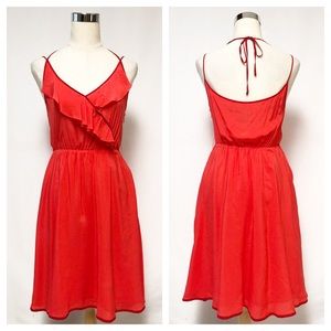 Anthropologie Girls From Savory Silk Dress Sz 2